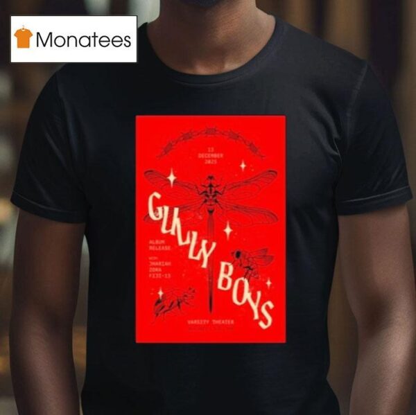 Gully Boys December Varsity Theater Dragonfly T Shirt