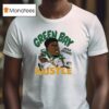 Josh Jacobs Hustle Green Bay Packers Football Signature Cartoon T Shirt