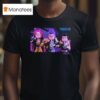 Kpop Demon Hunters Mira Rumi And Zoey Eating Ramen Angrily T Shirt