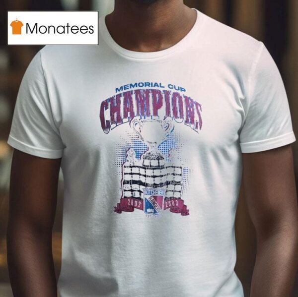 Memorial Cup Champions Kitchener Rangers T Shirt