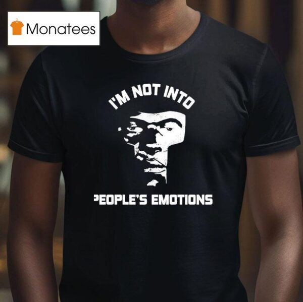 Mister Terrific I M Not Into People S Emotions T Shirt