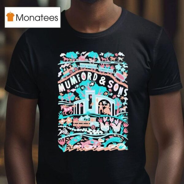 Mumford And Sons North American Summer Tour July Aug Huntsville Al T Shirt
