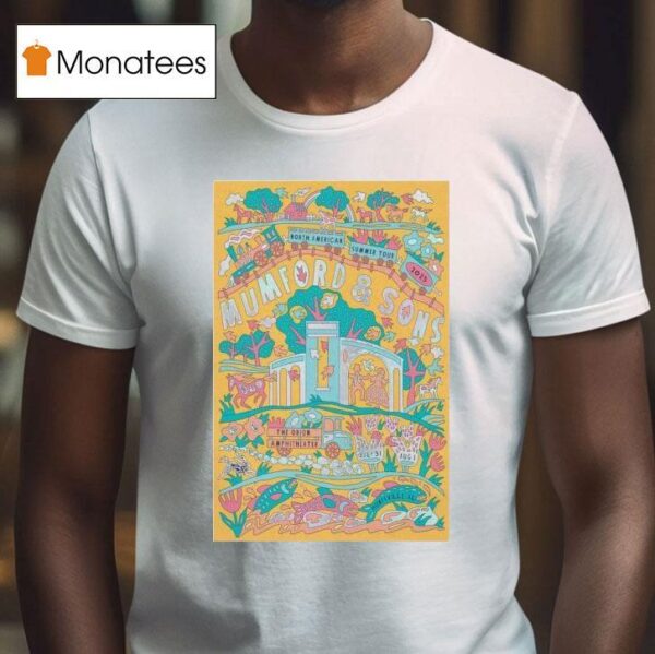 Mumford Sons North American Summer Tour T Shirt