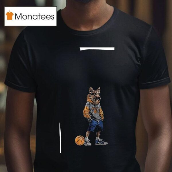New York Knicks X German Shepherd Hoop Dogs T Shirt