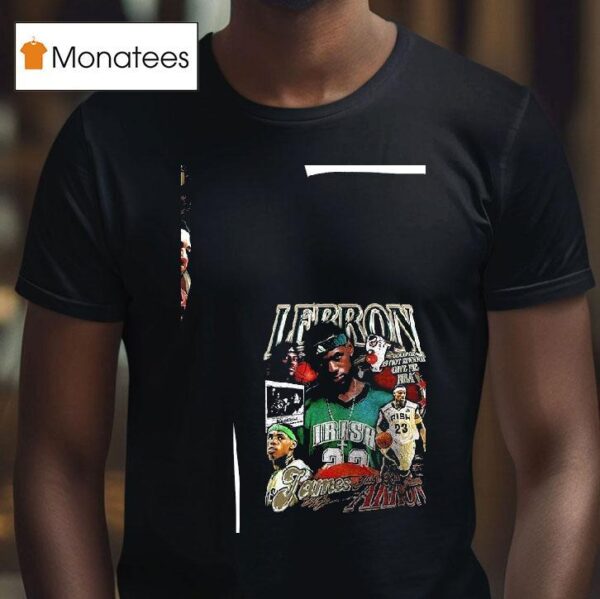 Notre Dame Fighting Irish Lebron James College Is Not Enough Give Me Nba Vintage Signature T Shirt