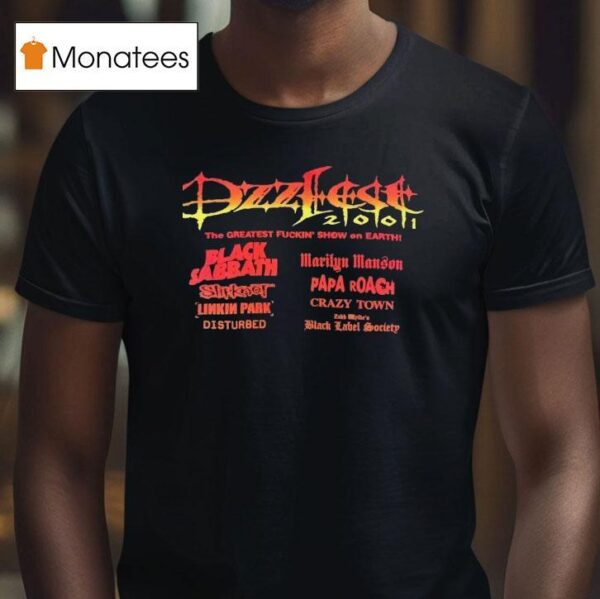 Ozzfest The Greatest Fuckin Show On Earth Black Sabbath T Shirt