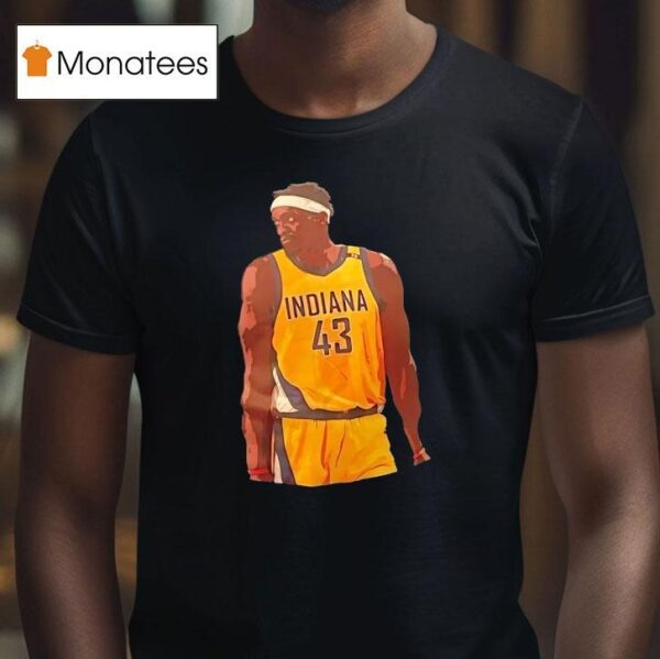 Pascal Siakam Indiana Pacers Nba Basketball Cartoon T Shirt