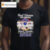 Real Women Love Baseball Smart Women Love The Houston Astros Signature T Shirt