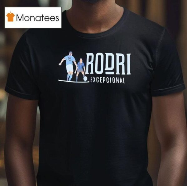 Rodri Istanbul Manchester City Fc Excepcional T Shirt