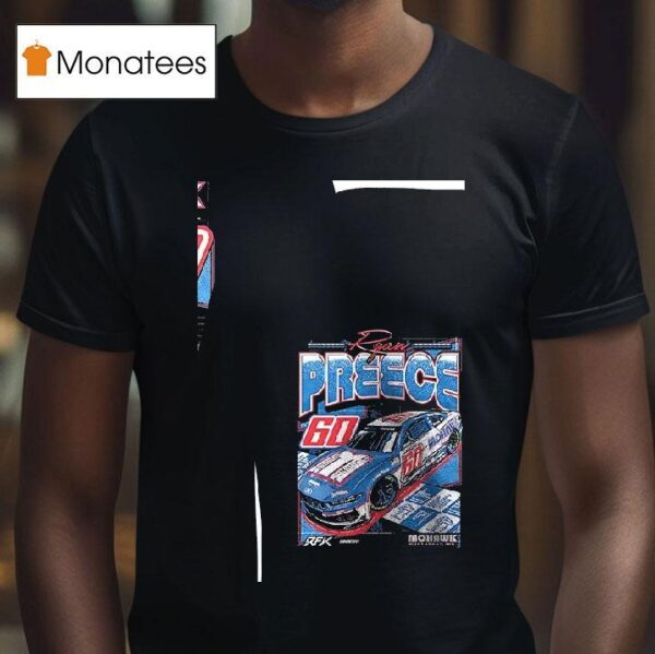 Ryan Preece Mohawk Car Racing Graphic T Shirt