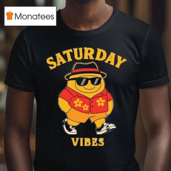 Saturday Vibes Cartoon T Shirs T Shirt
