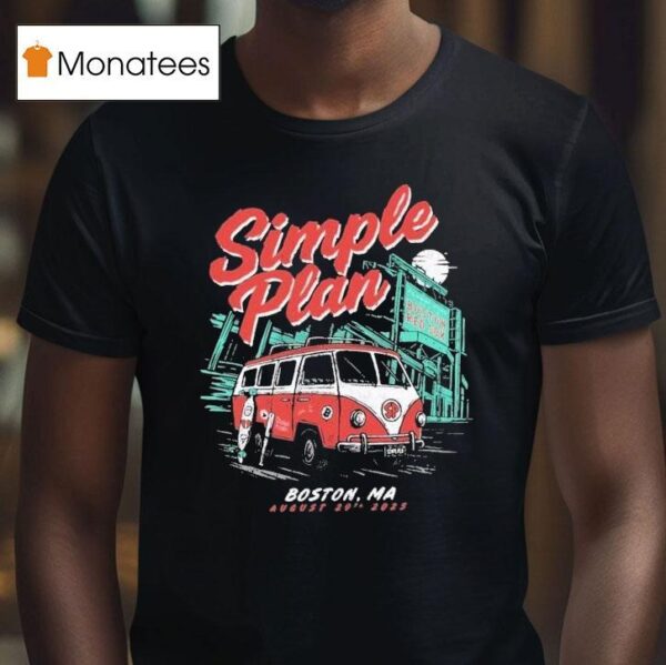 Simple Plan Boston Red Sox Ma Th T Shirt