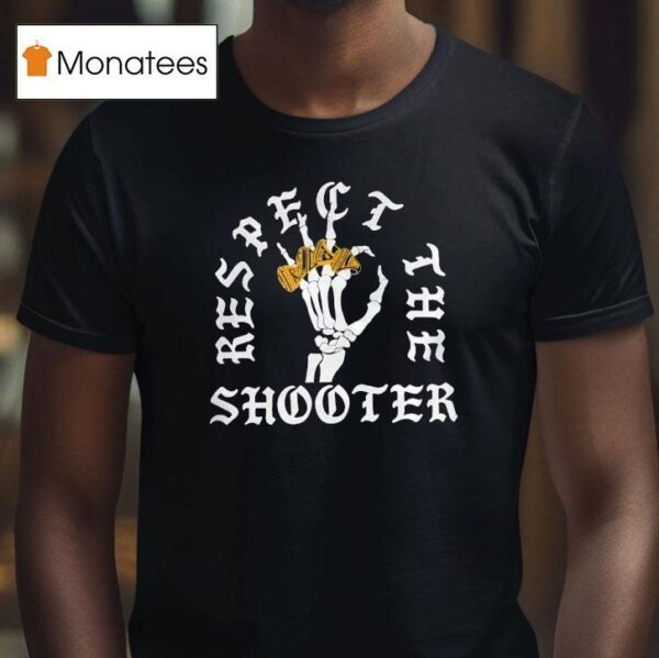 Skeleton Rings Respect The Shooter T Shirt