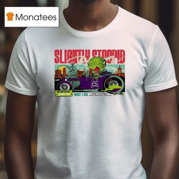 Slightly Stoopid Step In The Sun Summer Tour Ford Idaho Center Amphitheater Nampa Id July T Shirt