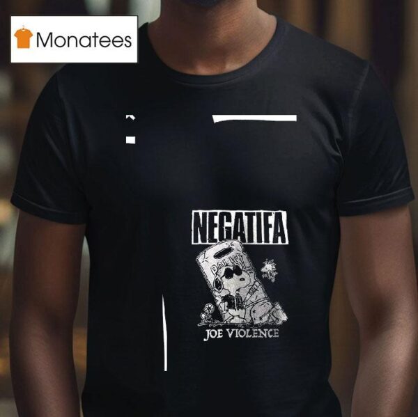 Snoopy Negatifa Joe Violence Japanese T Shirt
