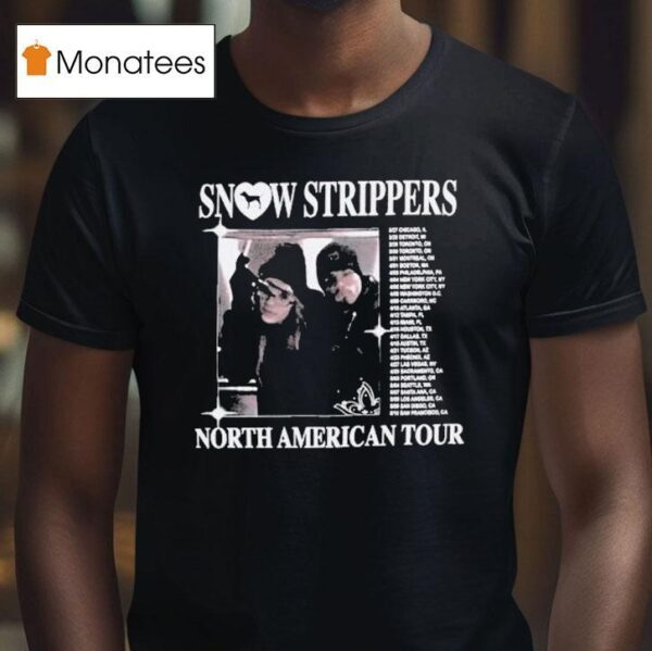 Snow Strippers North American Tour T Shirt