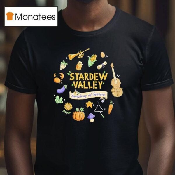 Stardew Valley Concert Symphony Of Seasons Tour T Shirt