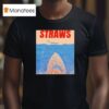 Straws Turtle Style Jaws T Shirt