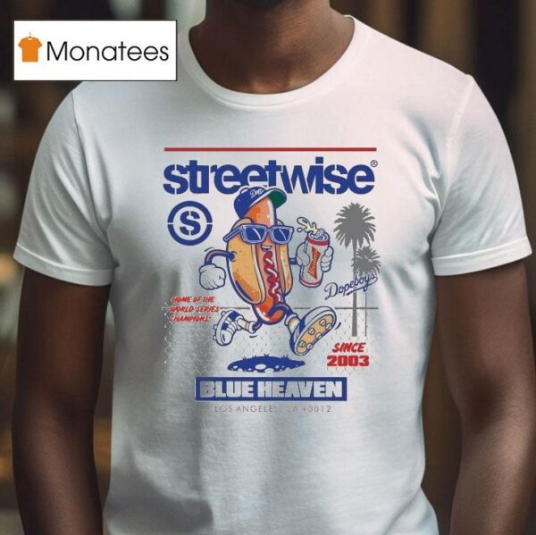 Streetwise Blue Heaven Dope Dogs Since T Shirt