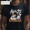 The Adicts Viva La Revolution Skull T Shirt