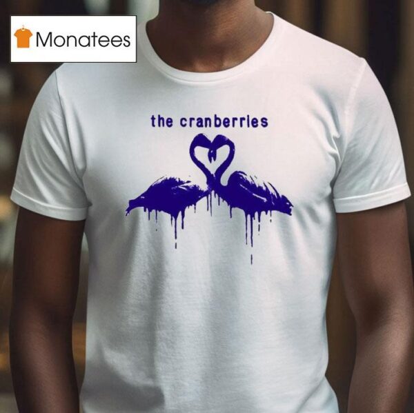 The Cranberries Heart Flamingo T Shirt