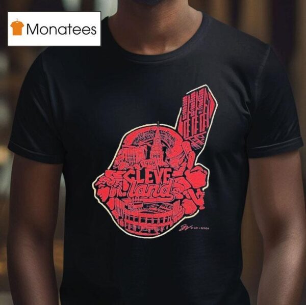 The History Of Cleveland Guardians Head Masco T Shirt