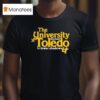 The University Of Toledo Rockets In Tower Shadows T Shirt