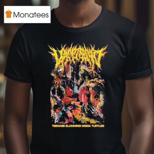 Vampirecunt Nage Slamming Wigga Turtles T Shirt