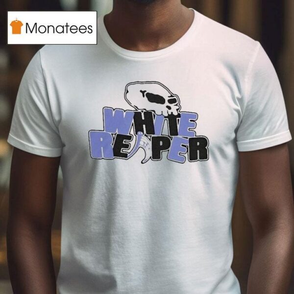 White Reaper Skull T Shirt