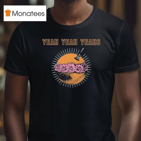 Yeah Yeah Yeahs Moon Rose Sword T Shirt