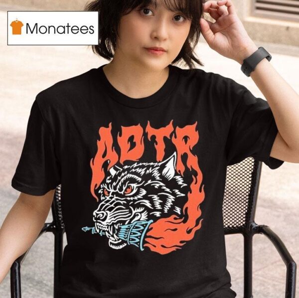 A Day To Remember Torch Wolf T Shirt