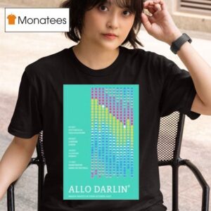 Allo Darlin Bright Night Uk October Tour T Shirt