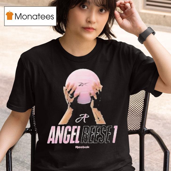  Angel Reese  Reebok A Pink Chicago Sky T Shirt