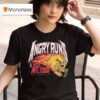 Angry Runs Nfl Tour Helmet Skull Flames T Shirt