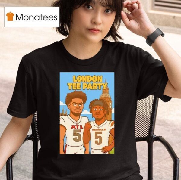 Atlanta Falcons And Cincinnati Bengals Nfl London Party T Shirt