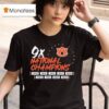 Auburn Tigers X Time National Champions T Shirt
