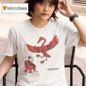 August Battlin Mad Town Cranes Mascots T Shirt