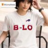 B Lo Buffalo Bills Logo T Shirt