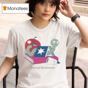 Banned Bookworm Aclu T Shirt