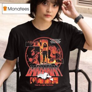 Barbarian Come For A Night Stay Forever She Gets Upset If You Get Upse T Shirt