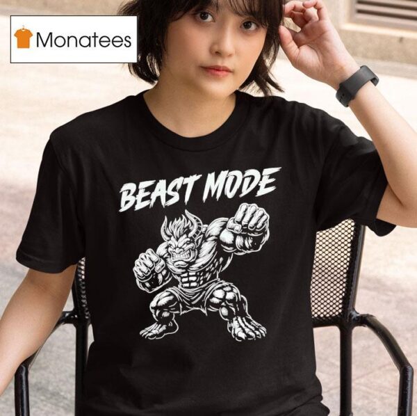 Beast Mode Muscled Bull T Shirt
