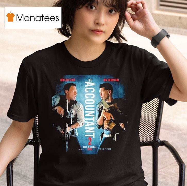  Ben Affleck And Jon Bernthal The Accountant  Movie Only In Cinemas April  T Shirt