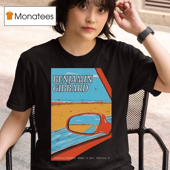  Benjamin Gibbard Ridgefield Playhouse Ridgefield Ct August   T Shirt