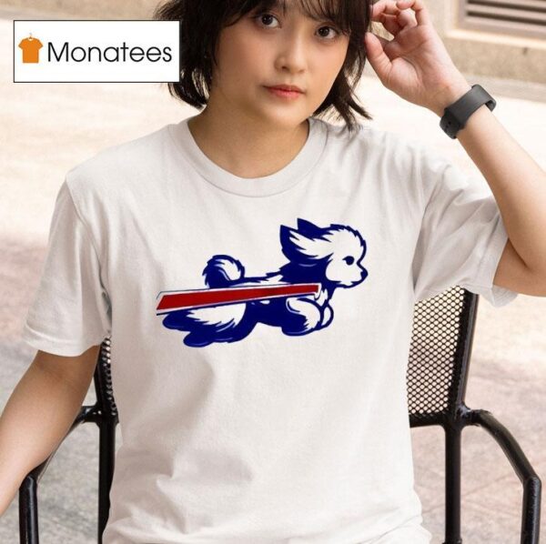 Bichon Fris Buffalo Bills Football Parody Logo T Shirt