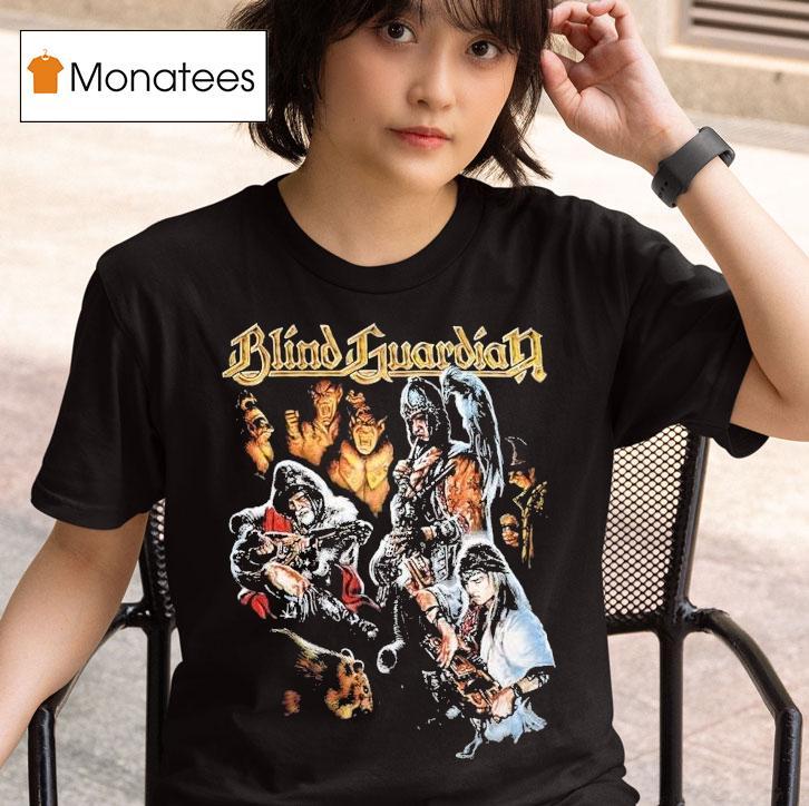  Blind Guardian Tales Somewhere Collage T Shirt