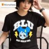 Blu Sad Girlz Uni Boyfriend T Shirt