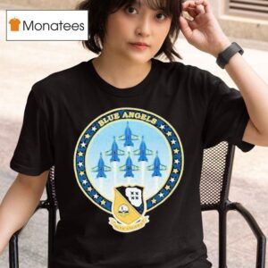 Blue Angels Delta Formation Naval Aviation Museum T Shirt