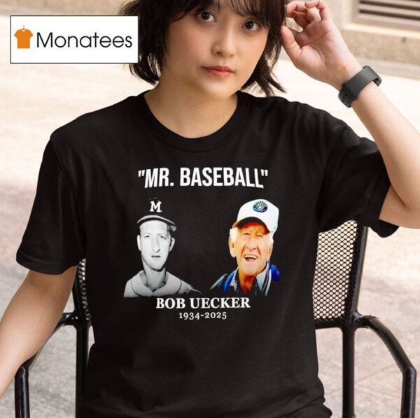 Bob Uecker Mr Baseball Milwaukee Brewers T Shirt