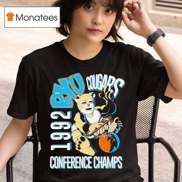  Byu Cougars Conference Champs  Masco T Shirt