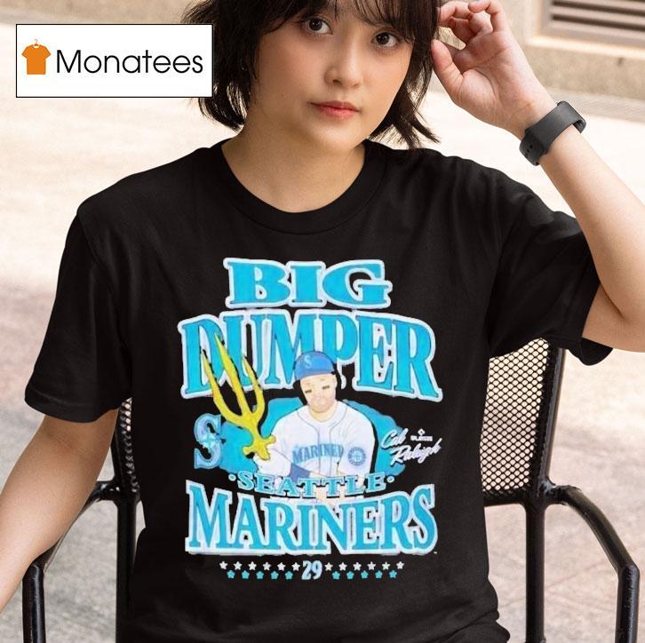  Cal Raleigh  Big Dumper Seattle Mariners Players Baseball Mlb T Shirt